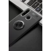Newface Huawei Y6P Kılıf Range Yüzüklü Silikon - Siyah