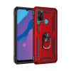 Newface Huawei Y6P Kılıf Sofya Yüzüklü Silikon Kapak - Kırmızı