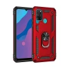Newface Huawei Y6P Kılıf Sofya Yüzüklü Silikon Kapak - Kırmızı