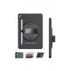 Newface Apple iPad 10.2 (7.nesil) Kılıf Hand Strap Tablet Kılıfı - Siyah