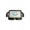 Newface Apple iPad 10.2 (7.nesil) Kılıf Karakter Tablet Silikon - Siyah