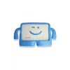 Newface Apple iPad 2022 10.9 (10.nesil) Kılıf Karakter Tablet Silikon - Mavi