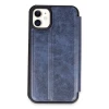 Newface Apple iPhone 11 Kılıf Flip Cover - Lacivert