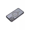 Newface Apple iPhone 11 Kılıf Joke Simli Magneticsafe Kılıf - Siyah