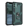 Newface Apple iPhone 11 Kılıf Sofya Yüzüklü Silikon Kapak - Yeşil