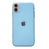 Newface Apple iPhone 11 Neon Fosforlu Kamera Lens - Turuncu