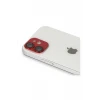 Newface Apple iPhone 11 Pers Alüminyum Kamera Lens - Kırmızı