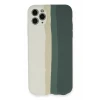 Newface Apple iPhone 11 Pro Kılıf Ebruli Lansman Silikon - Beyaz-Gri