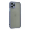 Newface Apple iPhone 11 Pro Kılıf Montreal Silikon Kapak - Gri