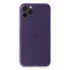 Newface Apple iPhone 11 Pro Kılıf PP Ultra İnce Kapak - Mor