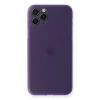 Newface Apple iPhone 11 Pro Kılıf PP Ultra İnce Kapak - Mor