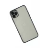 Newface Apple iPhone 11 Pro Kılıf Razer Lensli Silikon - Siyah