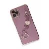 Newface Apple iPhone 11 Pro Max Kılıf Esila Silikon - Mor