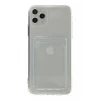 Newface Apple iPhone 11 Pro Max Kılıf Kart Şeffaf Silikon - Şeffaf