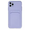 Newface Apple iPhone 11 Pro Max Kılıf Kelvin Kartvizitli Silikon - Lila
