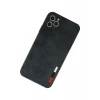 Newface Apple iPhone 11 Pro Max Kılıf Loop Deri Silikon - Lacivert