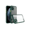 Newface Apple iPhone 11 Pro Max Kılıf Miami Şeffaf Silikon - Koyu Yeşil