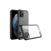 Newface Apple iPhone 11 Pro Max Kılıf Miami Şeffaf Silikon - Siyah