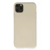 Newface Apple iPhone 11 Pro Max Kılıf Nano içi Kadife Silikon - Bej
