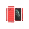 Newface Apple iPhone 11 Pro Max Kılıf Optimum Silikon - Kırmızı