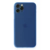 Newface Apple iPhone 11 Pro Max Kılıf PP Ultra İnce Kapak - Mavi