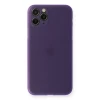 Newface Apple iPhone 11 Pro Max Kılıf PP Ultra İnce Kapak - Mor
