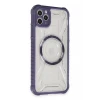 Newface Apple iPhone 11 Pro Max Kılıf Prag Magneticsafe Kapak - Derin Mor