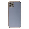 Newface Apple iPhone 11 Pro Max Kılıf Volet Silikon - Mavi