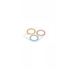 Newface Apple iPhone 11 Pro Max Renkli Kamera Lens Koruma Cam - Pembe-Mavi