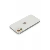 Newface Apple iPhone 11 Renkli Kamera Lens Koruma Cam - Sarı-Turuncu
