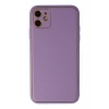 Newface Apple iPhone 12 Kılıf Coco Deri Silikon Kapak - Lila