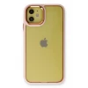 Newface Apple iPhone 12 Kılıf Dora Kapak - Pudra