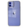 Newface Apple iPhone 12 Kılıf Element Silikon - Gümüş