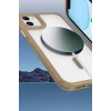 Newface Apple iPhone 12 Kılıf Enka Magsafe Silikon Kılıf - Siyah