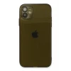 Newface Apple iPhone 12 Kılıf Fly Lens Silikon - Siyah
