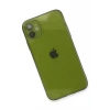 Newface Apple iPhone 12 Kılıf Fly Lens Silikon - Yeşil