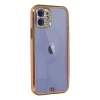 Newface Apple iPhone 12 Kılıf Liva Taşlı Silikon - Pembe