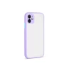 Newface Apple iPhone 12 Kılıf Montreal Silikon Kapak - Mor