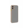 Newface Apple iPhone 12 Kılıf Montreal Silikon Kapak - Pembe