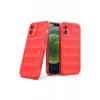 Newface Apple iPhone 12 Kılıf Optimum Silikon - Kırmızı