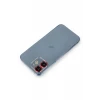 Newface Apple iPhone 12 Metal Kamera Lens Koruma Cam - Kırmızı