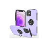 Newface Apple iPhone 12 Mini Kılıf Elit Yüzüklü Kapak - Mor
