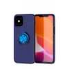 Newface Apple iPhone 12 Mini Kılıf Range Yüzüklü Silikon - Mavi