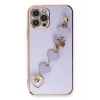 Newface Apple iPhone 12 Pro Kılıf Esila Silikon - Lila