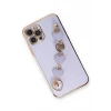 Newface Apple iPhone 12 Pro Kılıf Esila Silikon - Lila