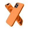 Newface Apple iPhone 12 Pro Kılıf First Silikon - Turuncu
