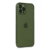 Newface Apple iPhone 12 Pro Kılıf Fly Lens Silikon - Yeşil