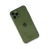 Newface Apple iPhone 12 Pro Kılıf Fly Lens Silikon - Yeşil