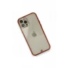 Newface Apple iPhone 12 Pro Kılıf Liva Taşlı Silikon - Kırmızı