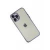 Newface Apple iPhone 12 Pro Kılıf Razer Lensli Silikon - Mor